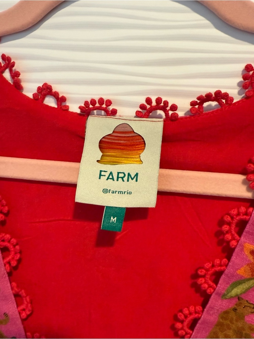 FARM Rio Solar Forest Button Down Midi Dress - Picture 7 of 7